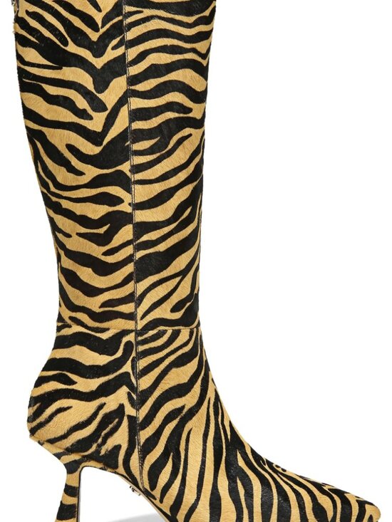 Sam Edelman Shoes - Sam Edelman Zebra-Print Genuine Calf Hair Knee High Boots